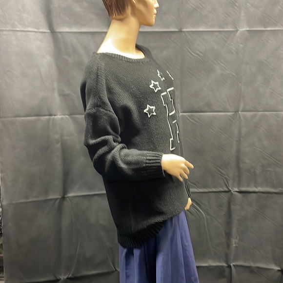 Forever 21 H & Star Oversized Pullover Black Sweater - Picture 3 of 7
